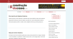 Desktop Screenshot of construcaodacasa.com